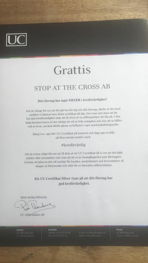 Stop At The Cross Borås Eksteriør billede